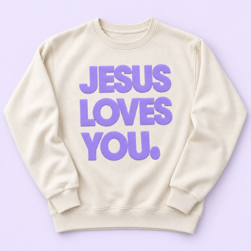 Jesus Loves You Puff Crew|9183