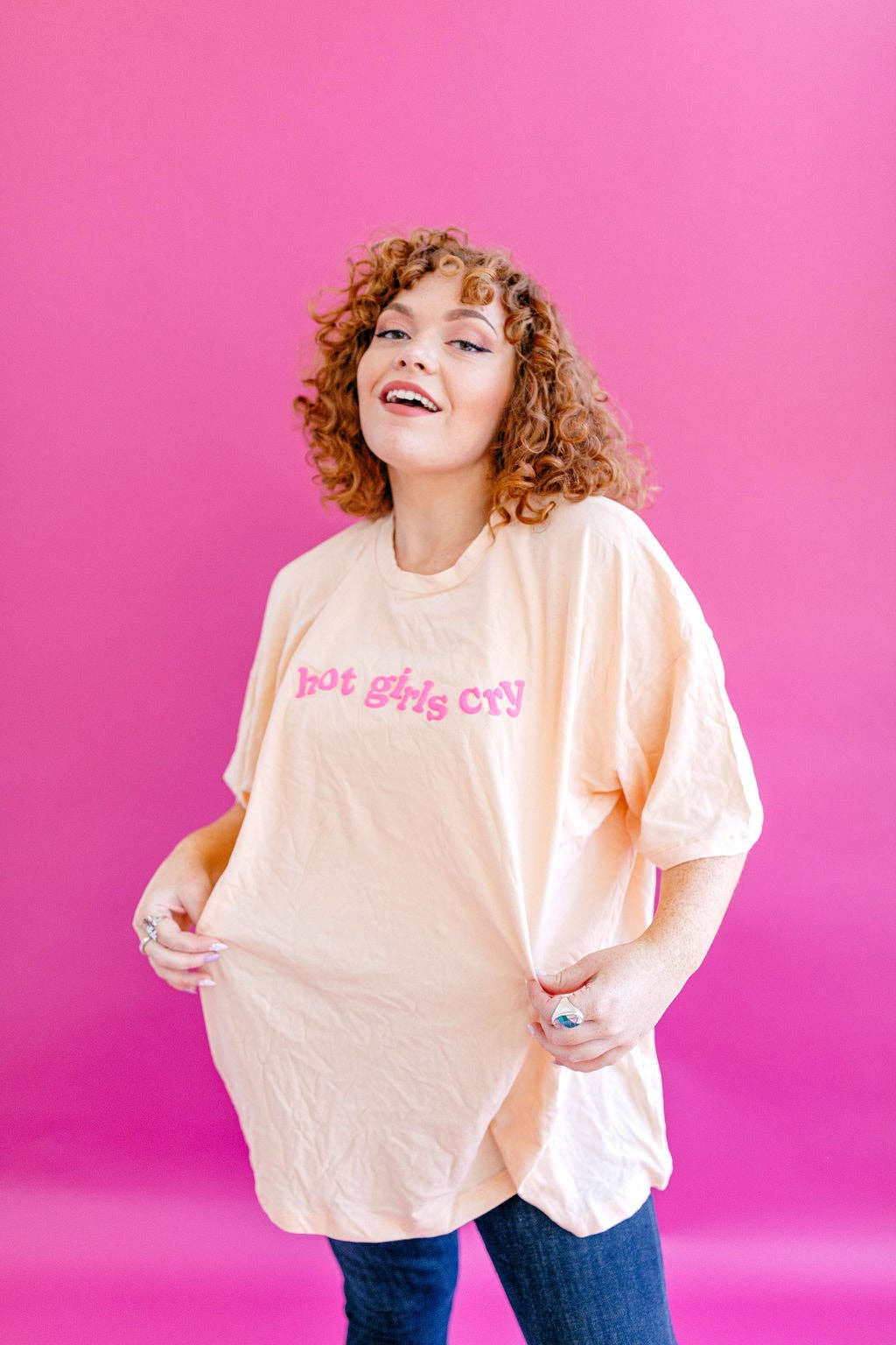 Hot Girls Cry Peach Puff