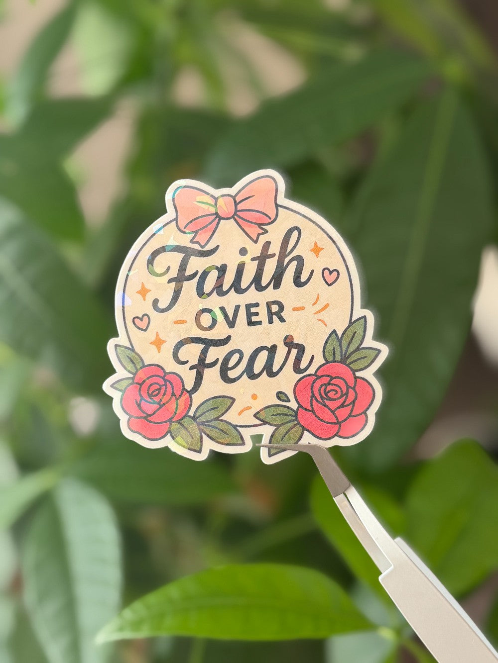 Sticker Faith Over Fear|7430