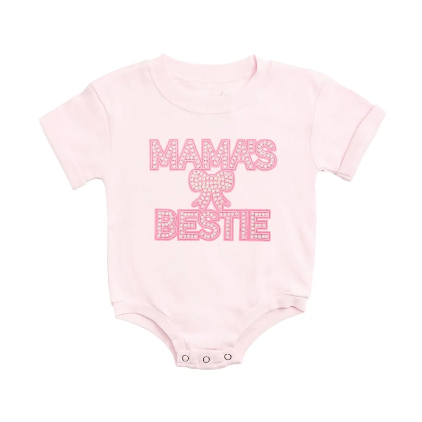 Mamas Bestie Pearled Onesie