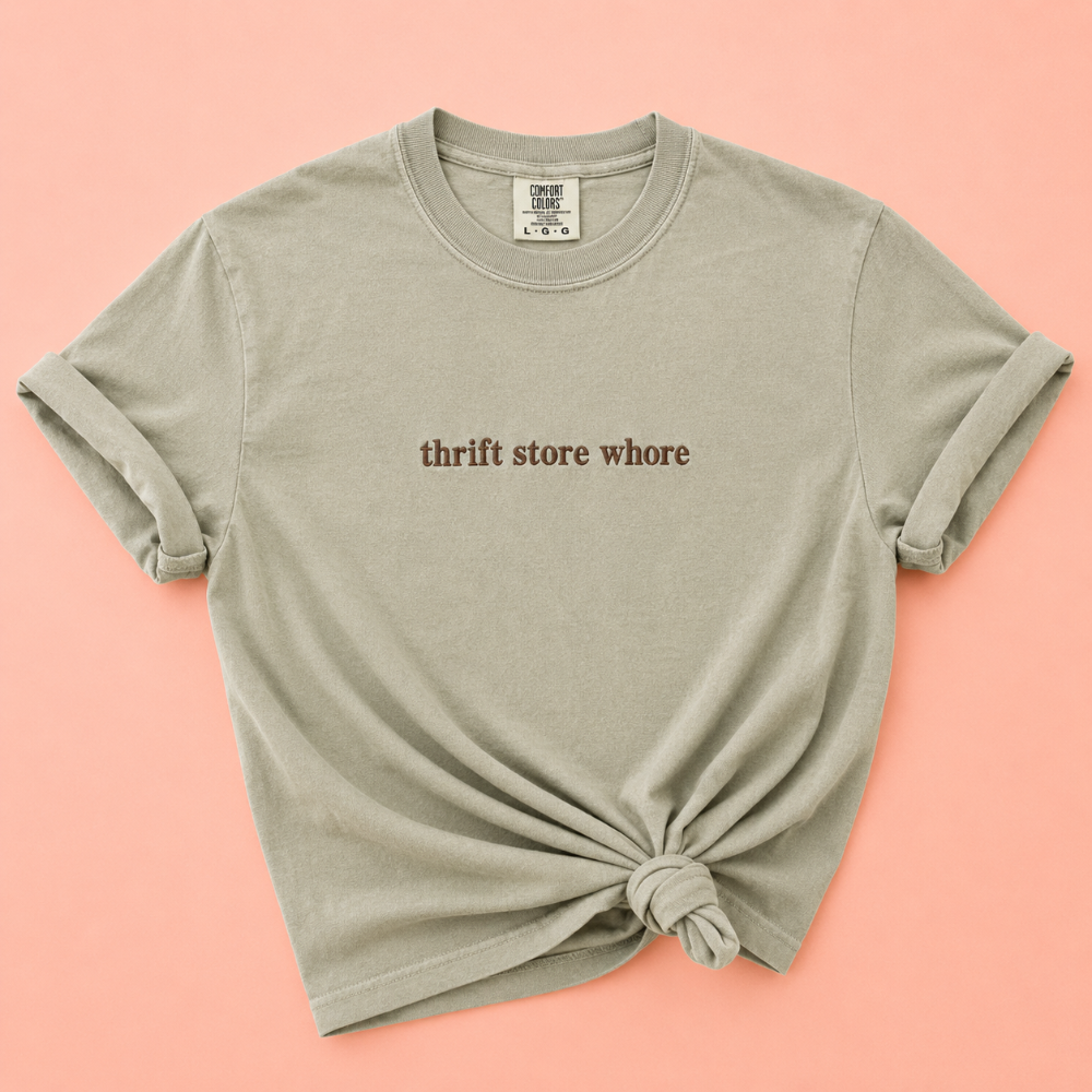 Thrift Store Whore Tee|8982