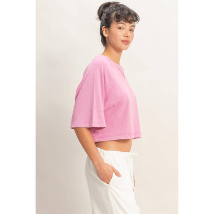 Mineral Washed Boxy Tee