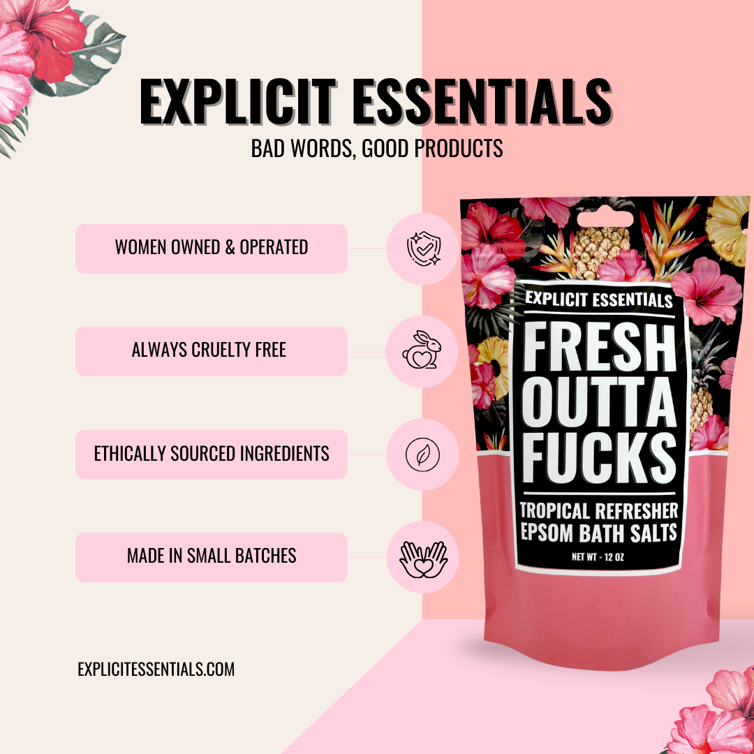 Fresh Outta Fucks Bath Salts 12oz Bag