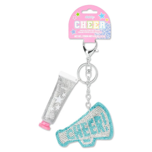 Cheer Face Glitter + Keychain Set|9046