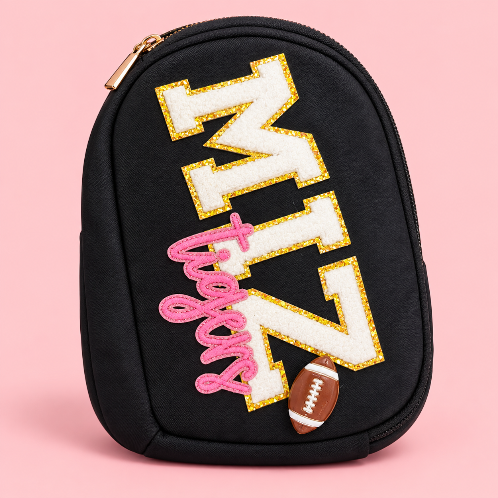 MIZ Tigers Patched Belt Bag (Custom)|9263