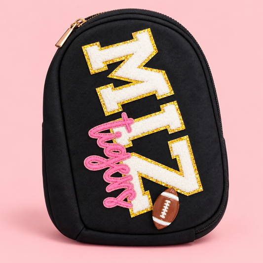 MIZ Tigers Patched Belt Bag (Custom)|9263