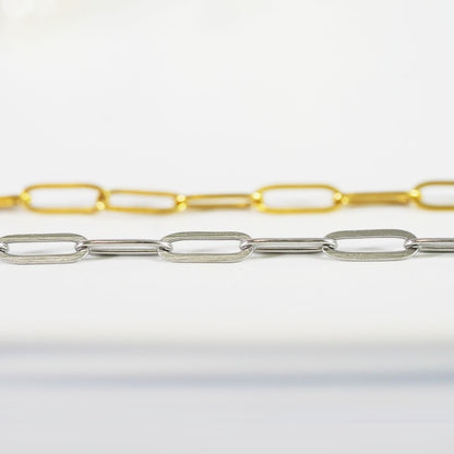 The Vault Paperclip Bracelet - Silver|1305