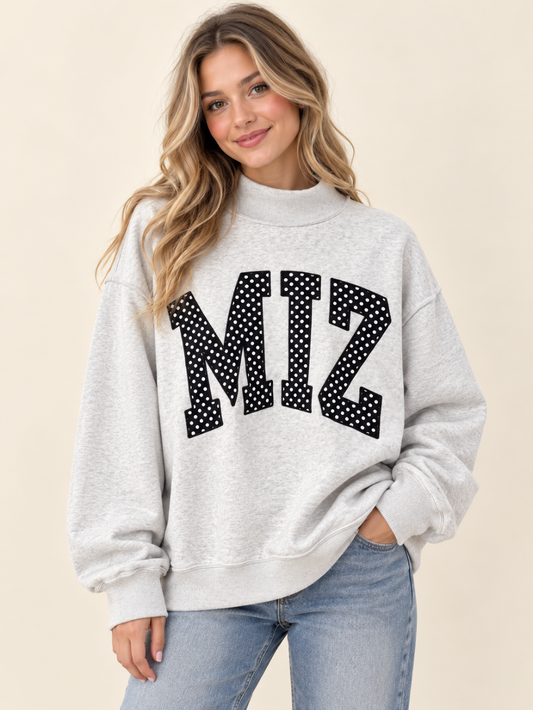 MIZ Polkadot Mockneck|9266