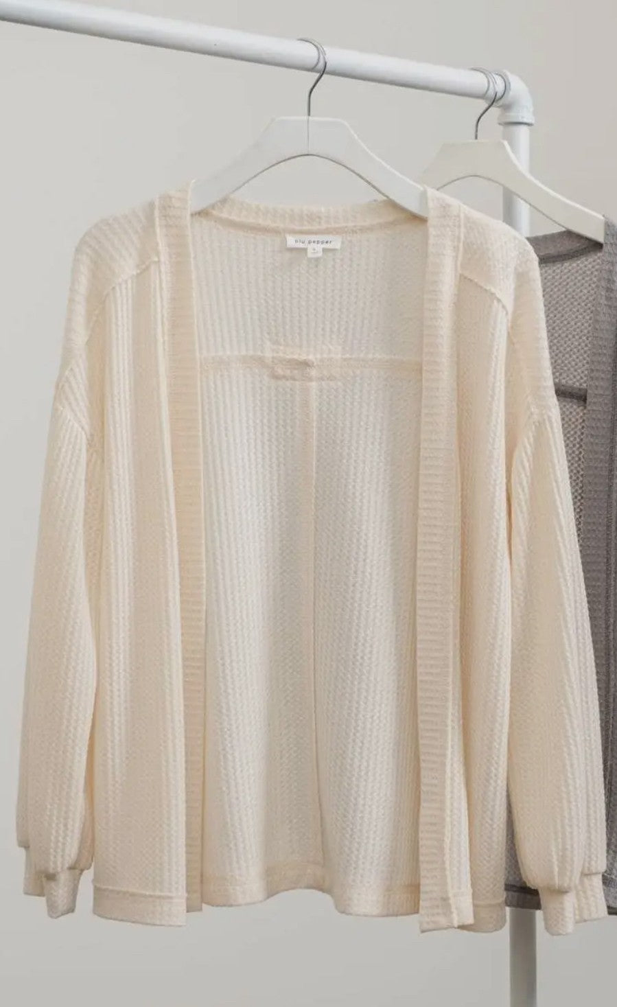 Reverse Stitched Cardigan|2586