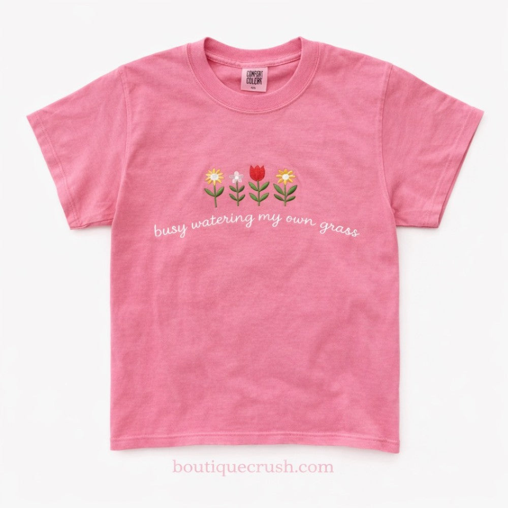 Watering My Own Grass Tee|6284