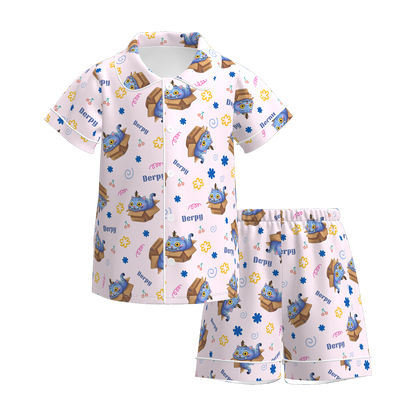 KPop PJ Shorts Set