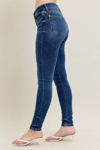 Core Mid Rise Skinny Judy Blue