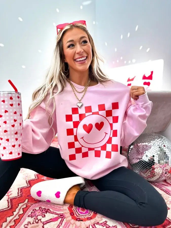 Check My Heart Smiley Crew|5307