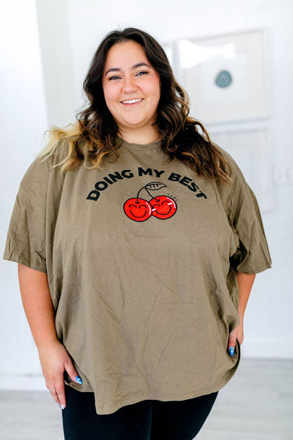Doing My Best Boxy Tee