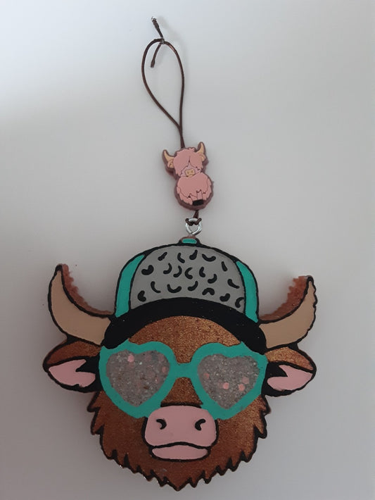 CAR FRESHIE-GROOVY HIGHLAND TEAL|1394