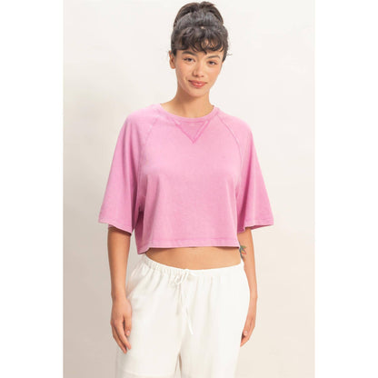 Mineral Washed Boxy Tee