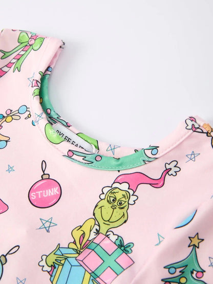 Merry Grinchmas Twirl Dress|8901
