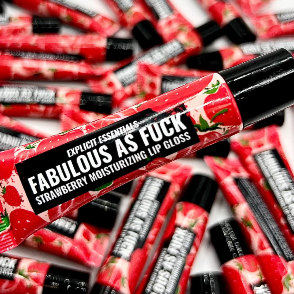 Fabulous As F@Ck Strawberry Lip Gloss|8011