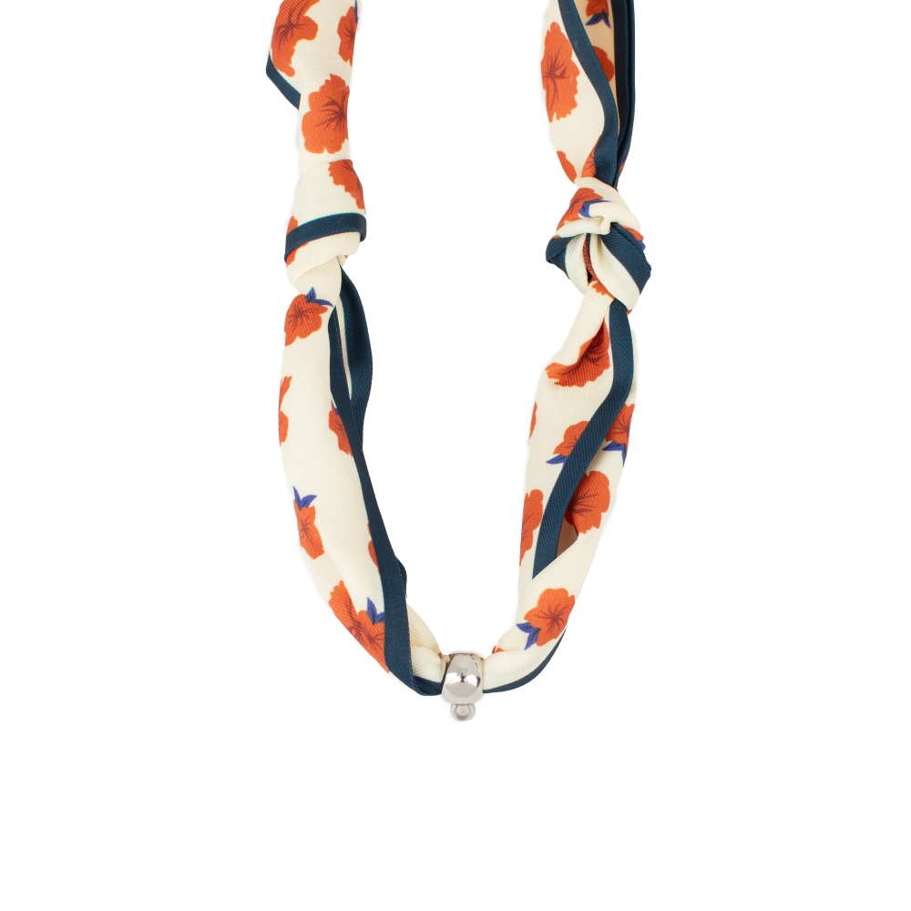Alani Scarf Necklace w/ Silver Bail|1263