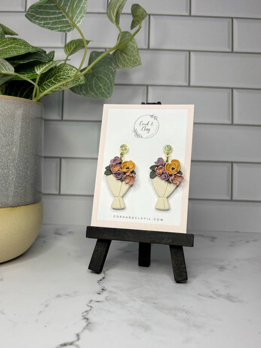 Flower Bouquet Dangles|5955