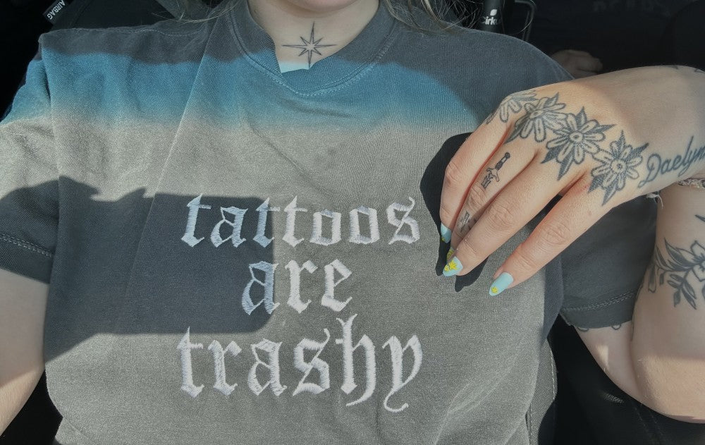 Tattoos Are Trashy Crop|1787