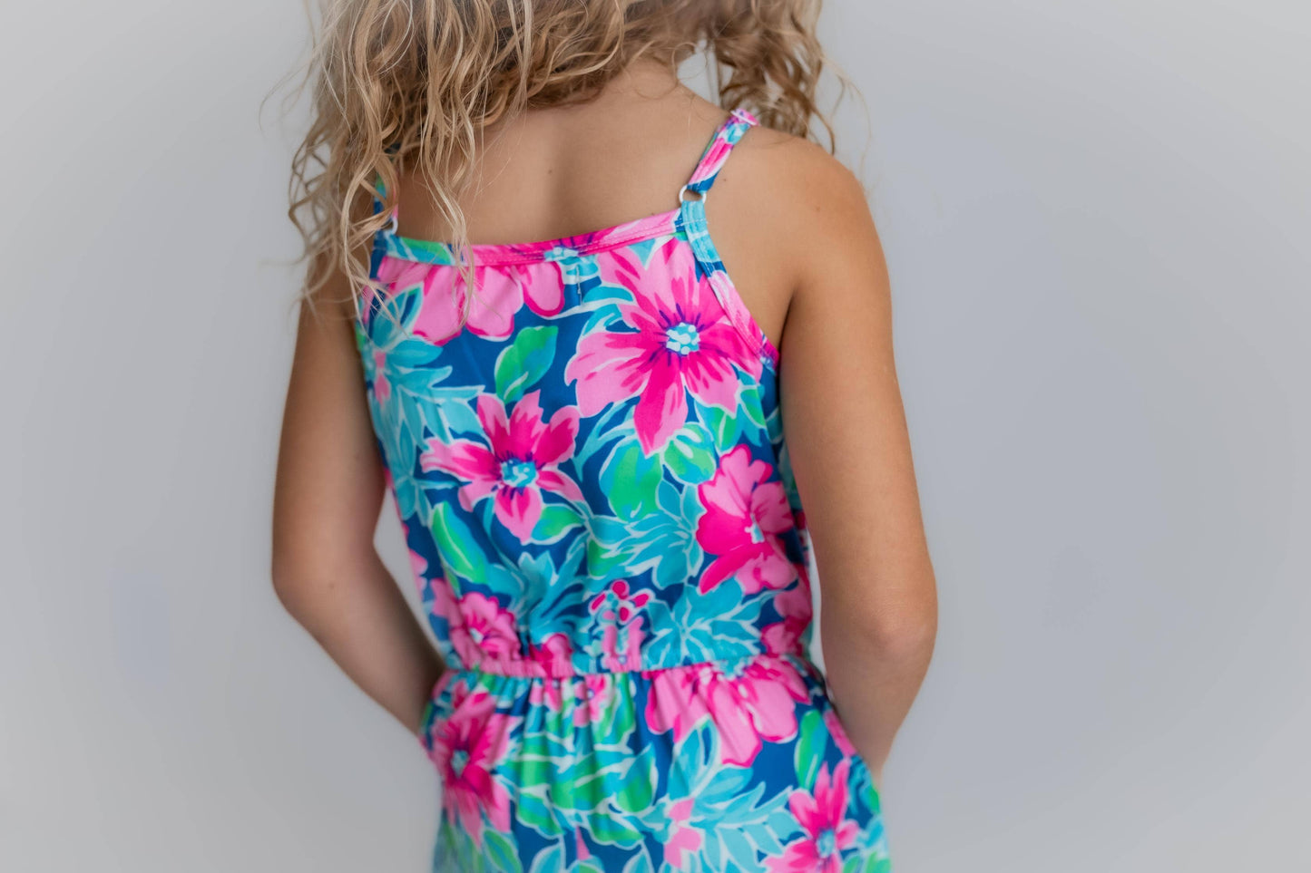 Tropical Jumpsuit With Pockets