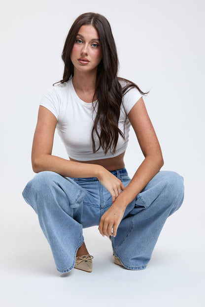 Billie Relaxed Rise Baggy Wide Leg Jeans