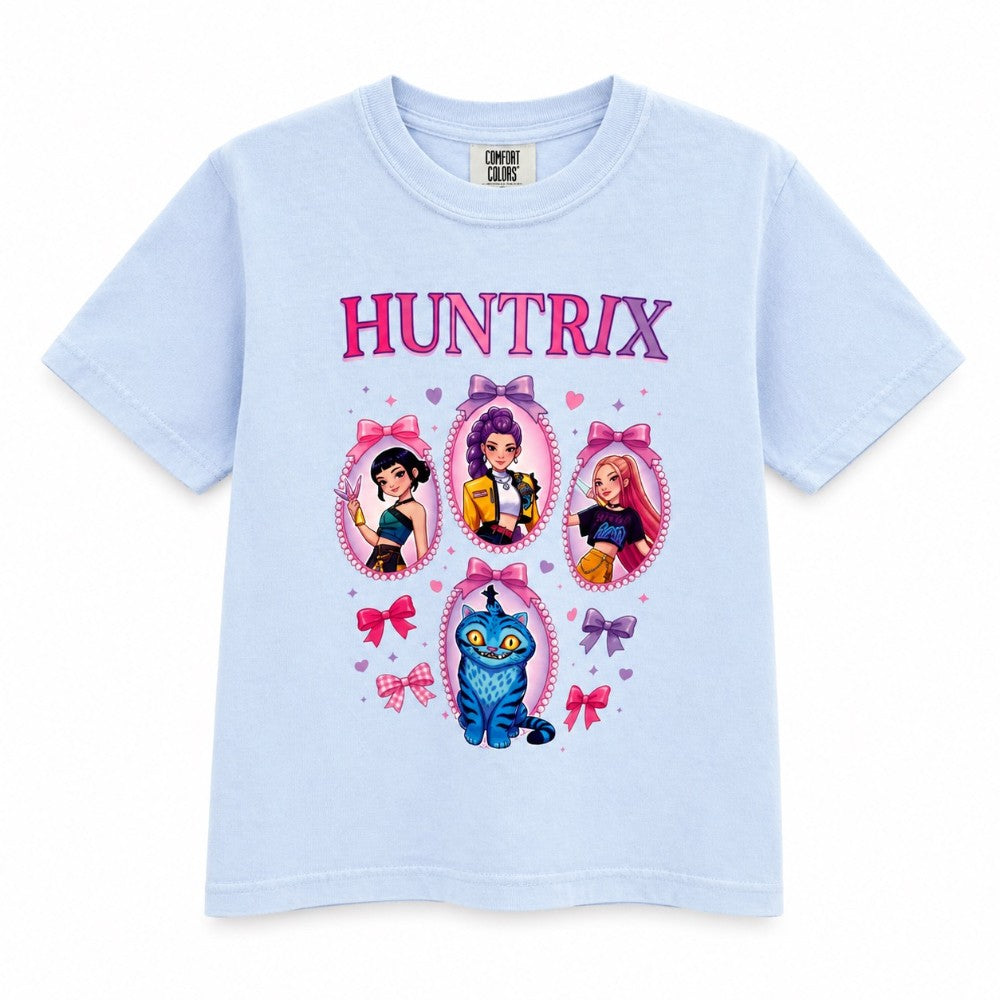 Light Blue Huntrix Youth Tee|7624