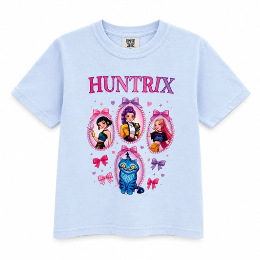 Light Blue Huntrix Youth Tee|7624