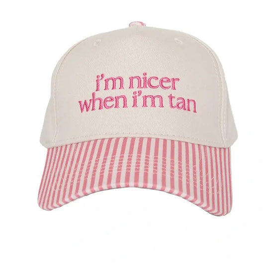 I'm Nicer When I'm Tan Hat|7886