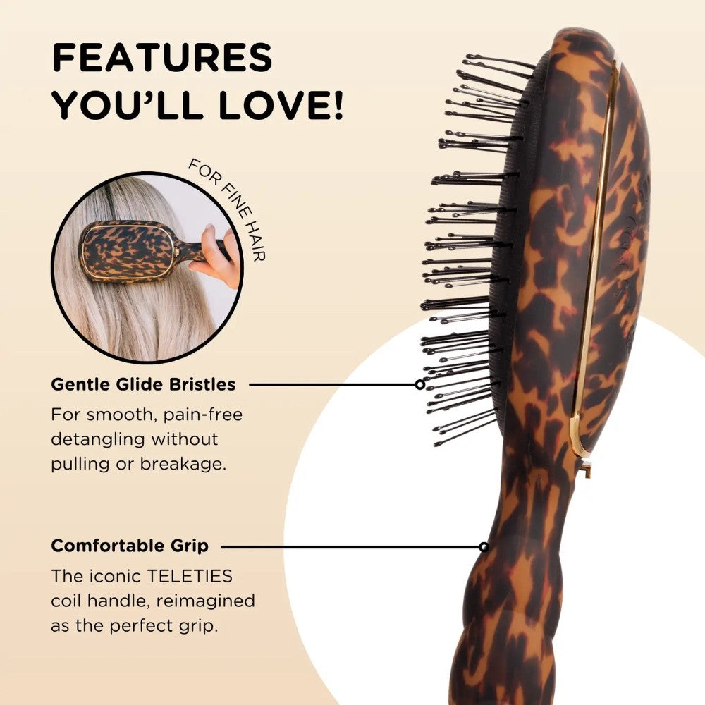 Detangler Hair Brush For Fine Hair - Tortoise|8345