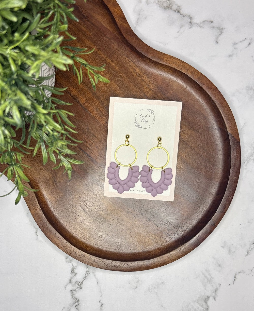 Purple Bubbly V Dangles NF|7932