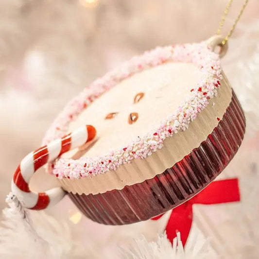 Peppermint Sleigh-Tini - Glass Ornament|9304