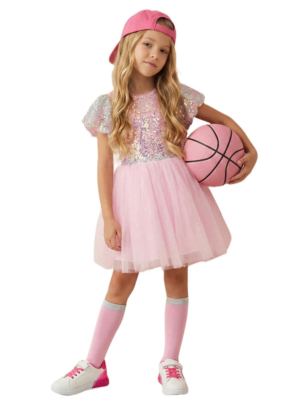 Party Girl Sequin Tulle Dress|8570