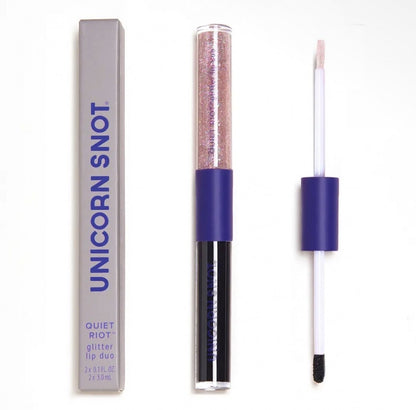 Quiet Riot 2in1 | Black-Chasm | Glitter Lip Duo | Lip Paint|8943