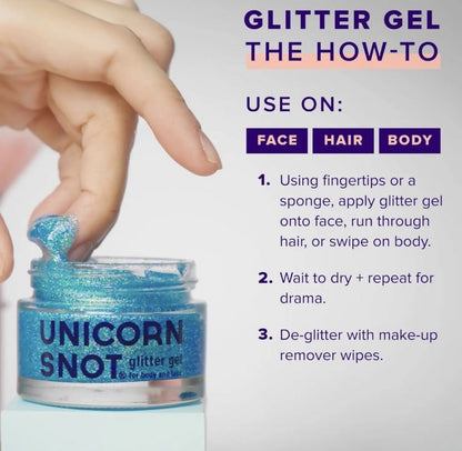 Original Glitter Gel | Sky-Blue | Body Glitter | Shimmer|8937