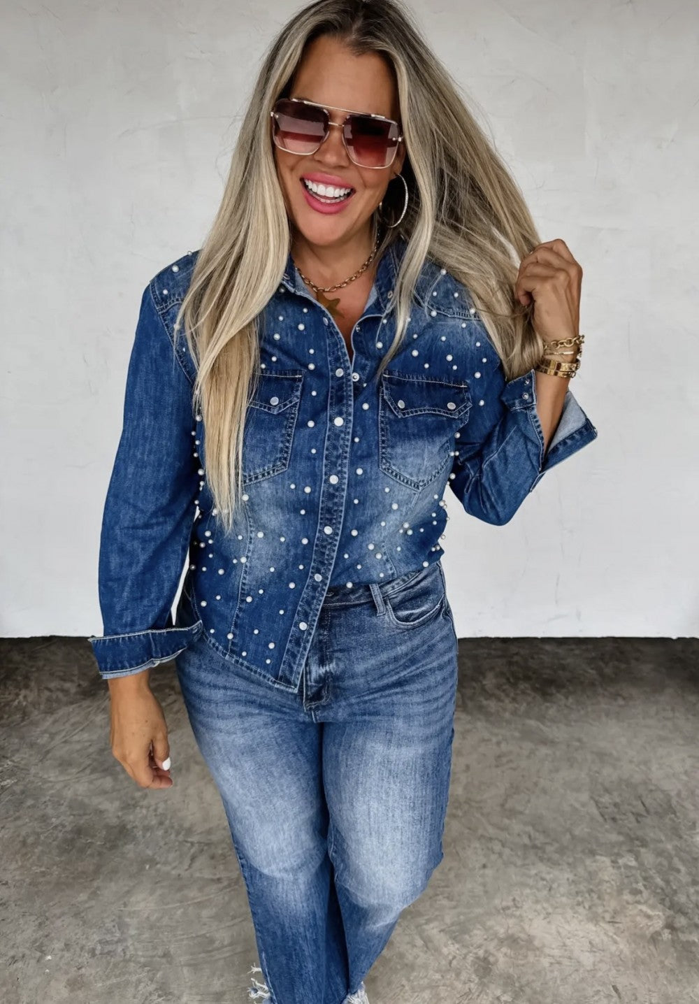 Dolly Denim Top|4297