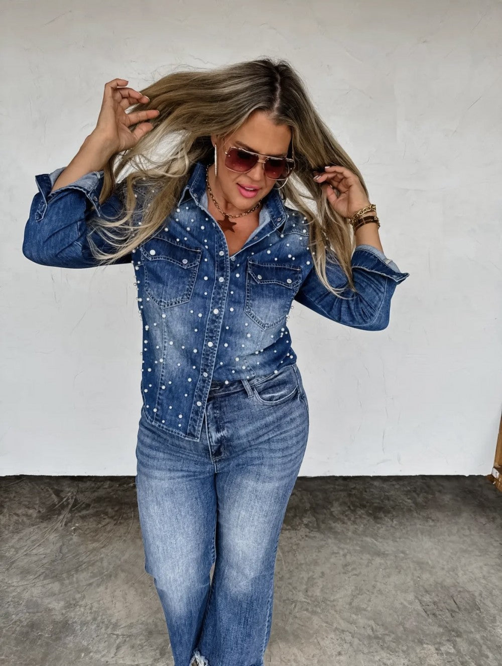 Dolly Denim Top|4298