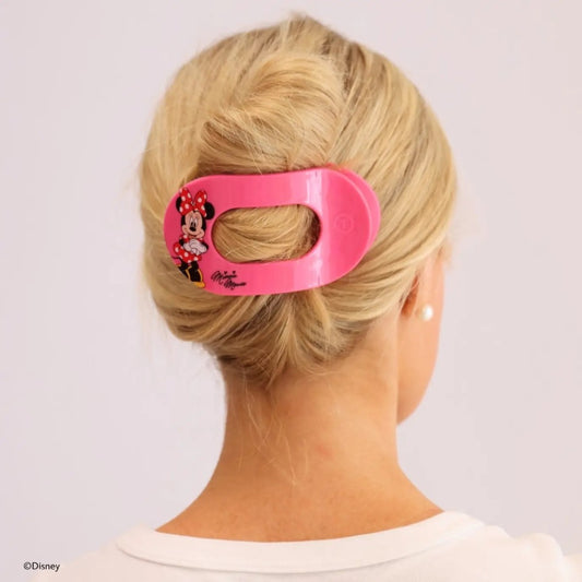 Flat Round Hair Clip | Large | Minnie Mouse|8373
