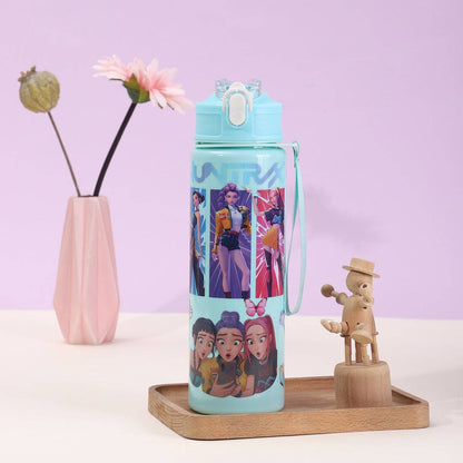 Kpop Demon Hunters Plastic Water Bottle