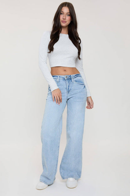 Luxe Bella Wide Leg Jeans