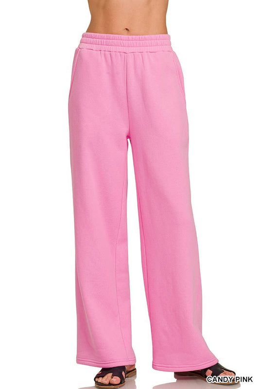 Fleece Drawstring Pants