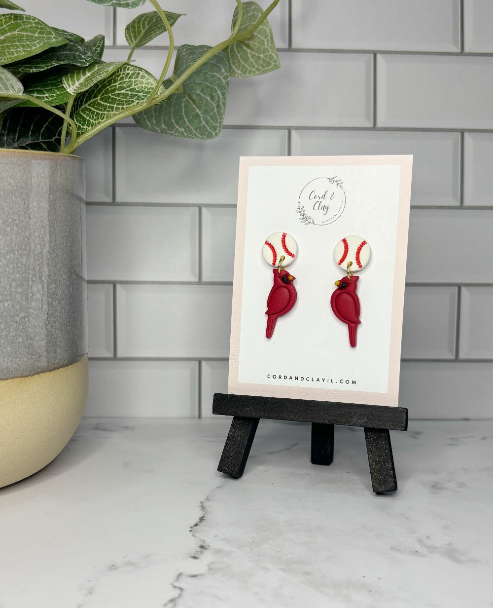 Cardinal Ball Dangles|6924