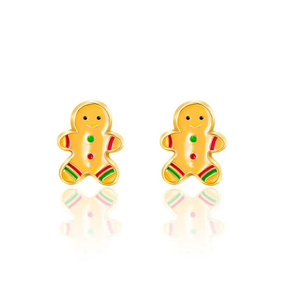 Gingerbread Man | Cutie Stud Earrings | Christmas 2025