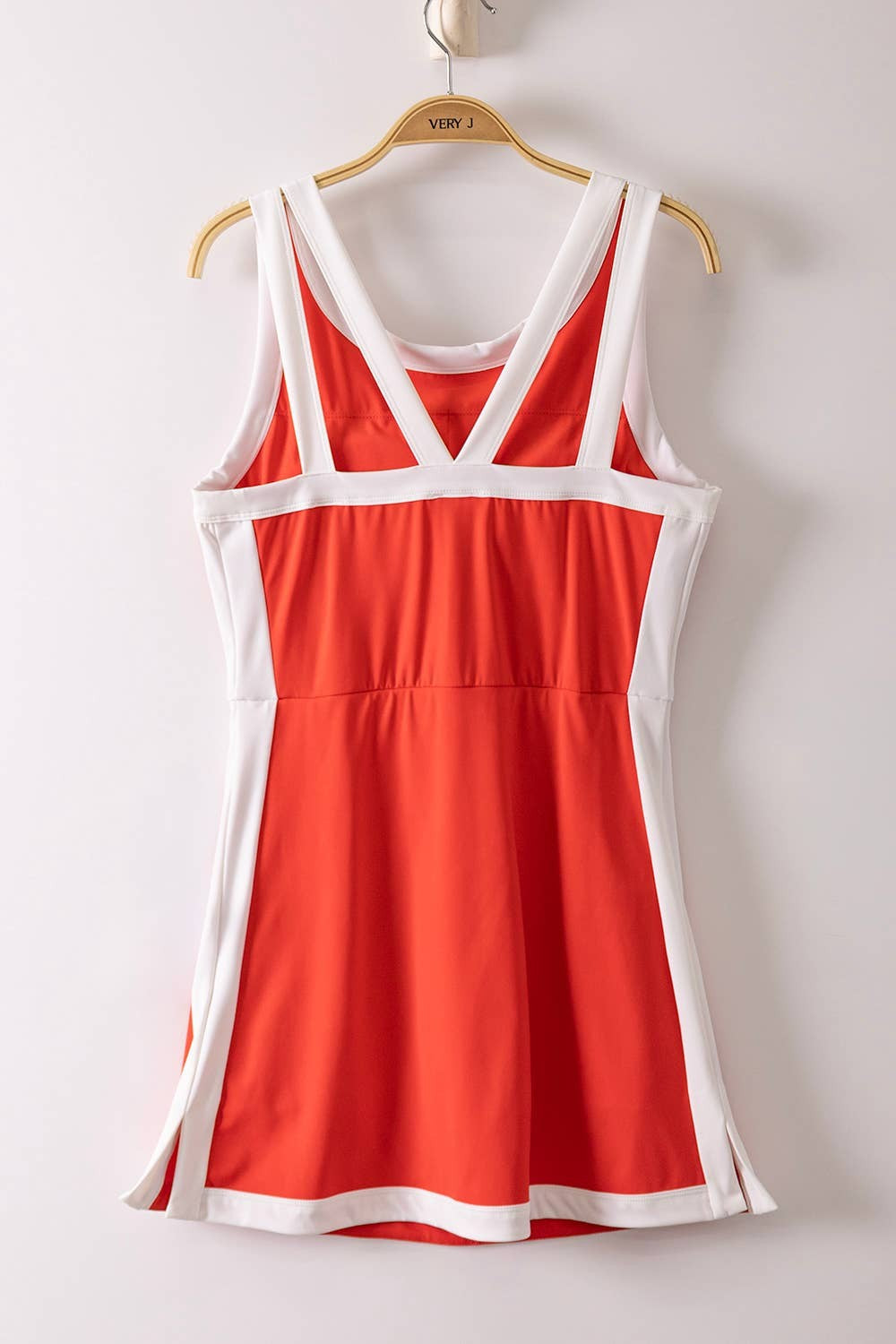 Red Activewear Mini Dress|7587