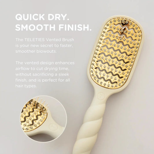 Vented Hair Brush | Tan|8427