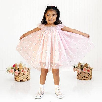 Little Bunny Easter Tulle Dress - Girls Clothes - Spring