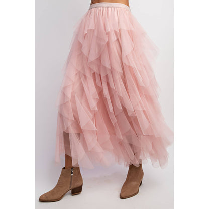 Cascading Tulle Skirt