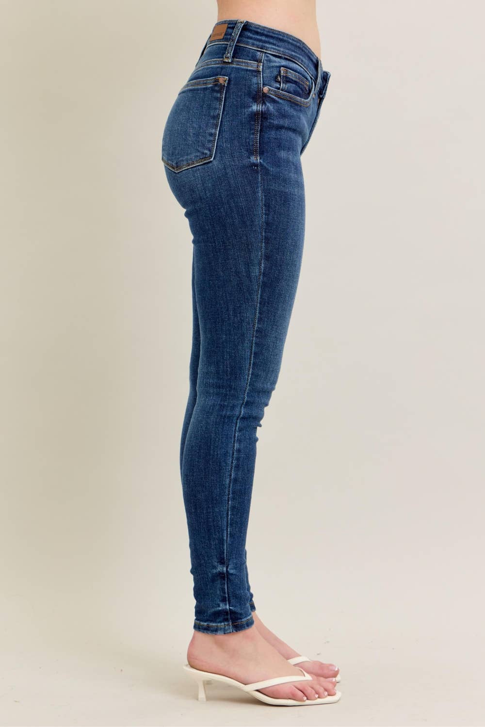 Core Mid Rise Skinny Judy Blue