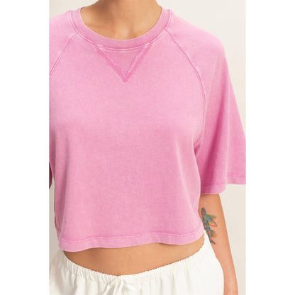 Mineral Washed Boxy Tee